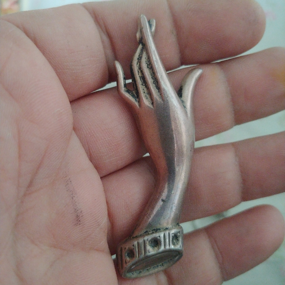 Vintage Broche en argent massif sterling